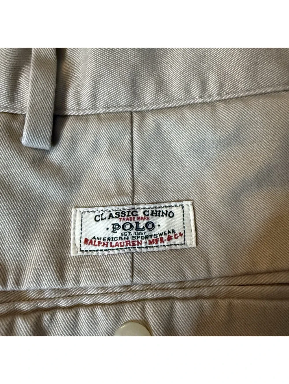 Polo Ralph Lauren Prospect Chino Shorts Men’s 42 Beige Classic Cotton